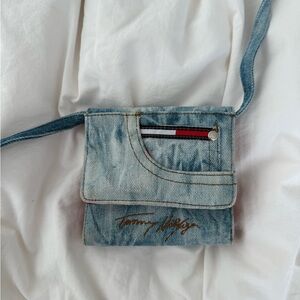 Tommy Hilfiger Light Blue Denim Crossbody